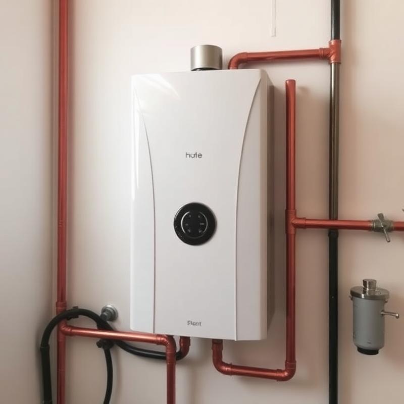 Tankless water heater installation